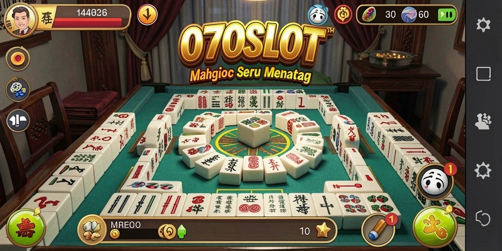 Gameplay seru Mahjong di 070SLOT yang penuh tantangan.