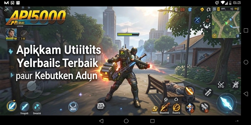 Screenshot API5000 menampilkan kemampuan pengelolaan aplikasi yang luar biasa.