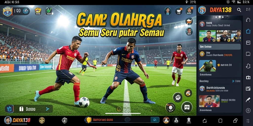 Tampilkan gameplay menarik dari game olahraga DAYA138 dengan aksi menjengkelkan.