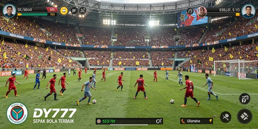 Gameplay menarik di DY777 dengan aksi sepak bola yang mendebarkan.