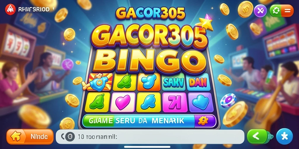 Tampilan gameplay GACOR305 yang menarik dan penuh warna.
