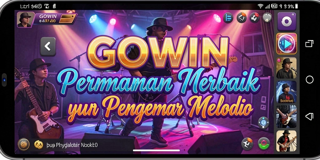 Tampilan gameplay GOWIN yang seru dan penuh warna.