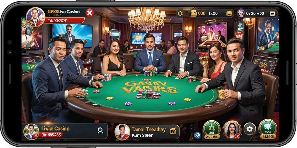 Gameplay seru JPS88 dengan dealer langsung dan interaksi nyata.