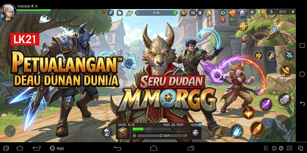 Screenshot menampilkan pemain beraksi dalam pertarungan seru di dunia MMORPG.