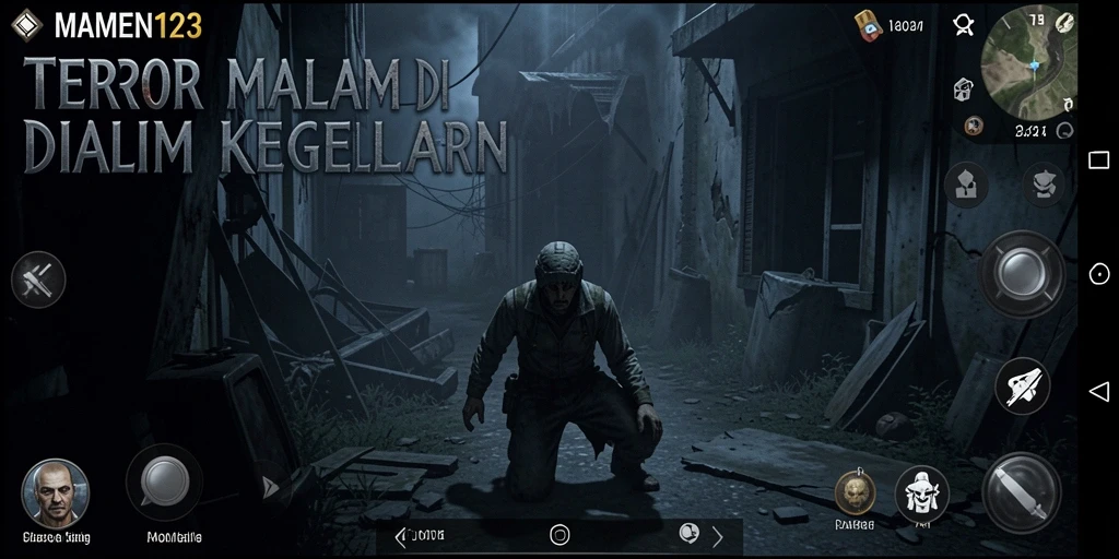 Gameplay menyeramkan dengan makhluk mengerikan bersembunyi di kegelapan.