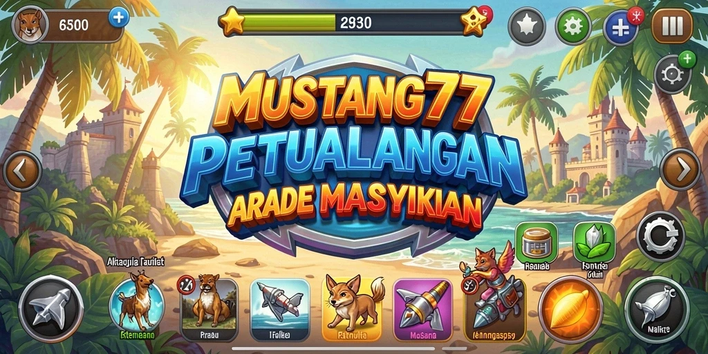 Screenshots menunjukkan gameplay seru dan menantang dari MUSTANG77.