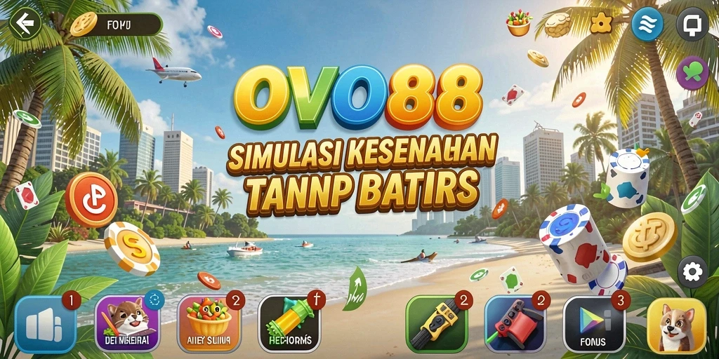 Screenshot OVO88 menampilkan gameplay simulasi menarik dan interaktif.