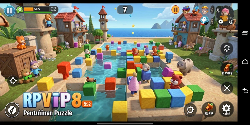 Gameplay RPVIP8 yang menantang dan menarik.