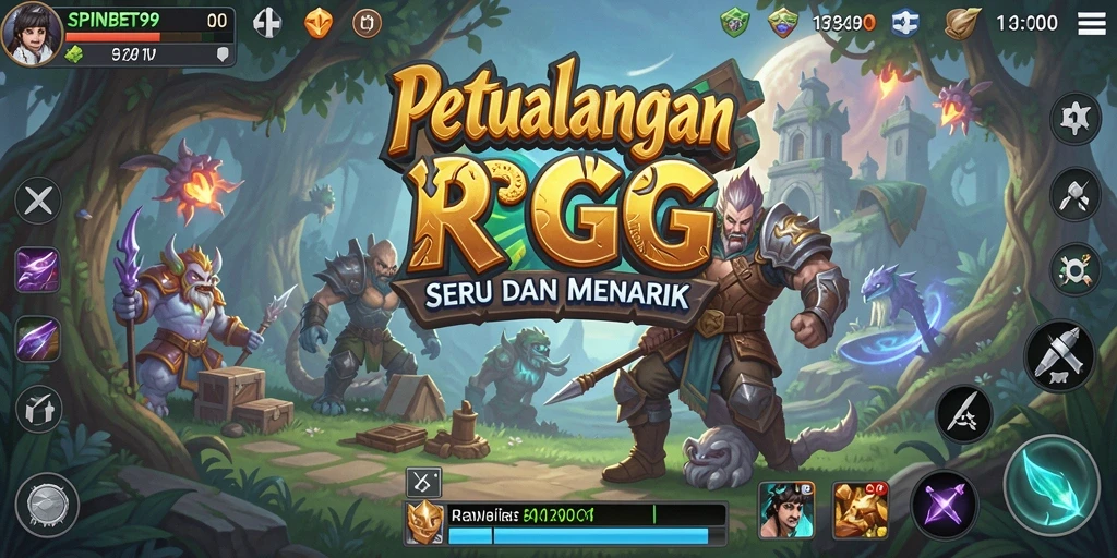 Tangkapan layar permainan <strong>SPINBET99</strong> menunjukkan aksi RPG yang mendebarkan.