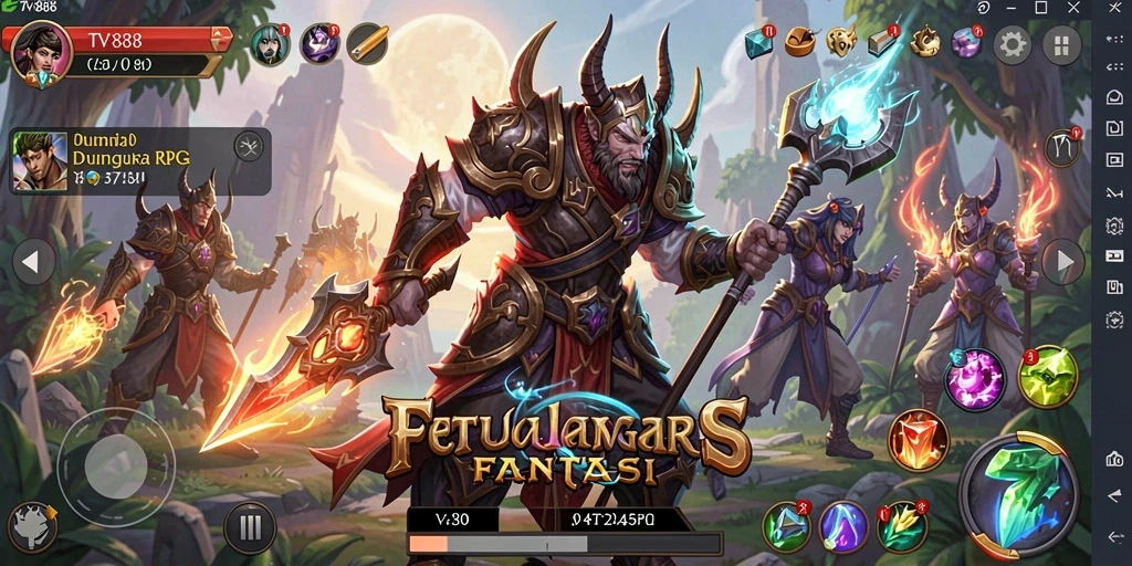 Gameplay RPG menakjubkan di TV888 dengan berbagai petualangan.